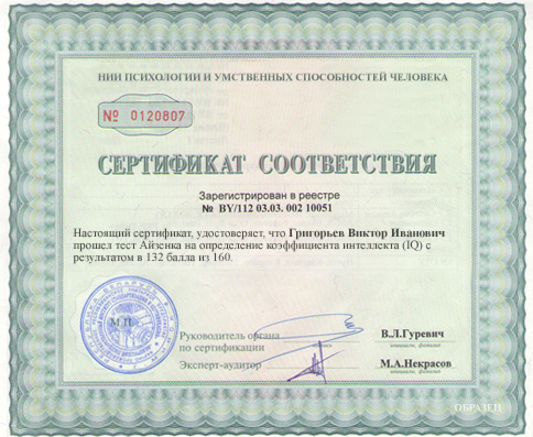 Пройти безатно тест на iq